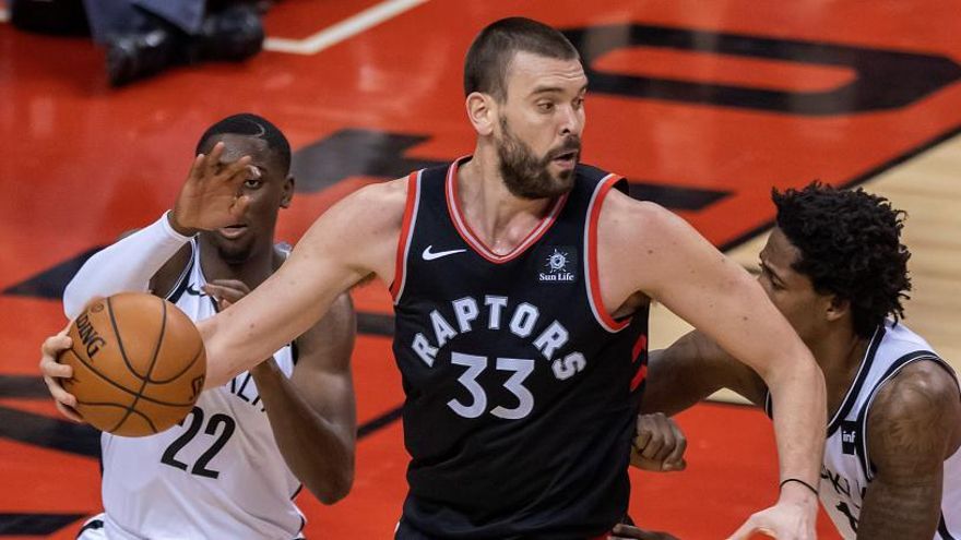 El pívot de Toronto Raptors Marc Gasol.