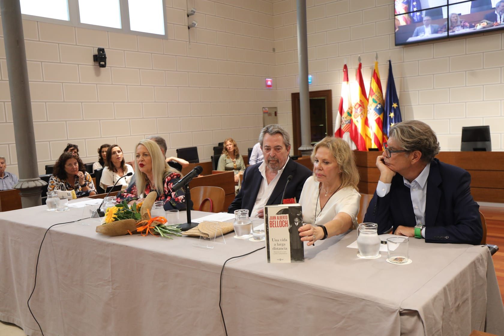 Presentación del libro de Juan Alberto Belloch en Zaragoza