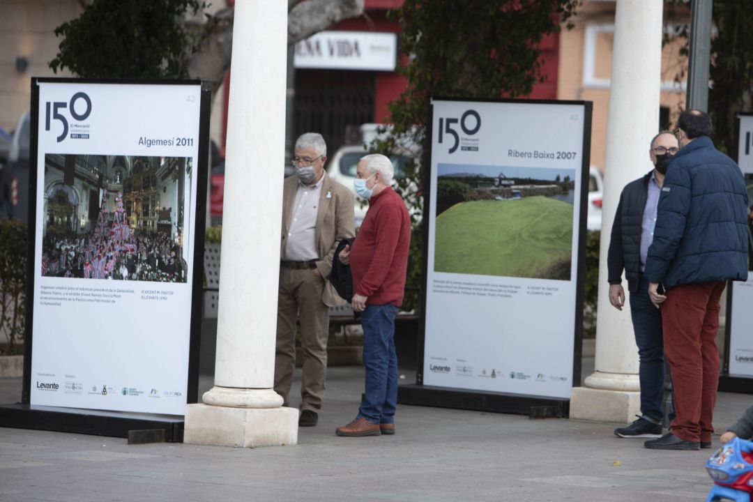 Inauguración de la exposición 150 años de Levante-EMV en Alzira