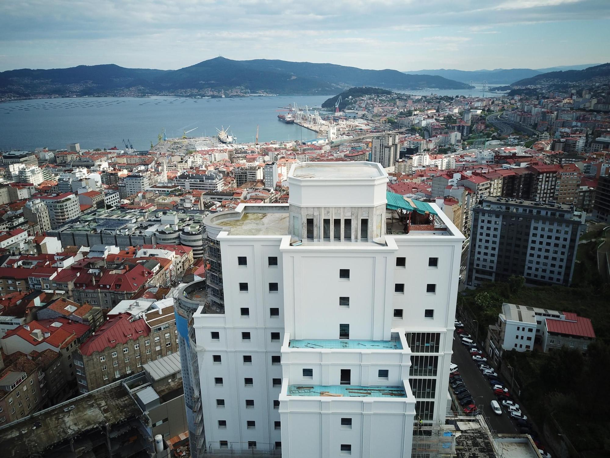 Así se ve Vigo desde la cúpula del Pirulí