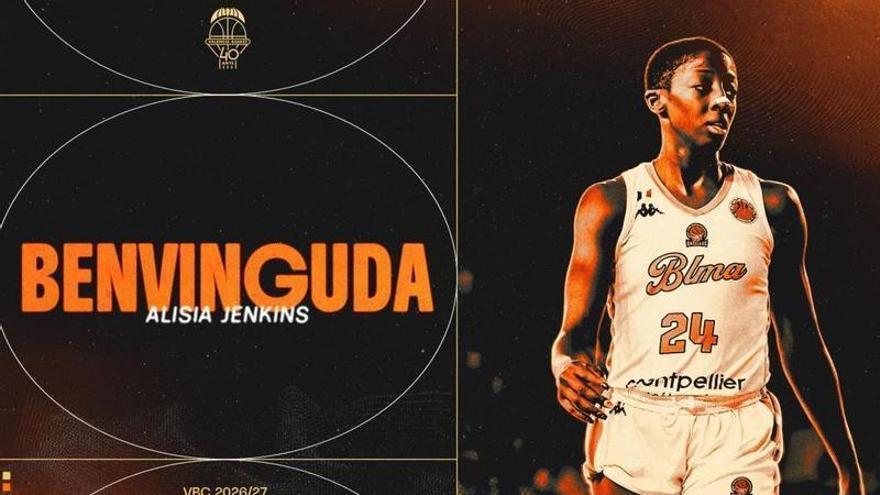 Oficial: El Valencia Basket ficha a la interior Alisia Jenkins