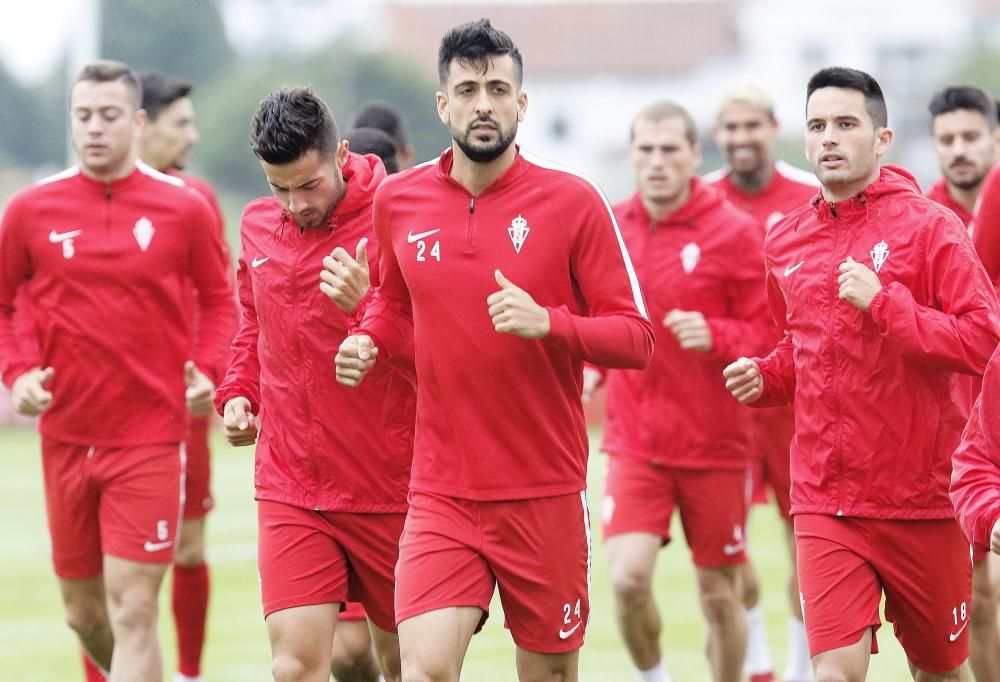 Entrenamiento del Sporting