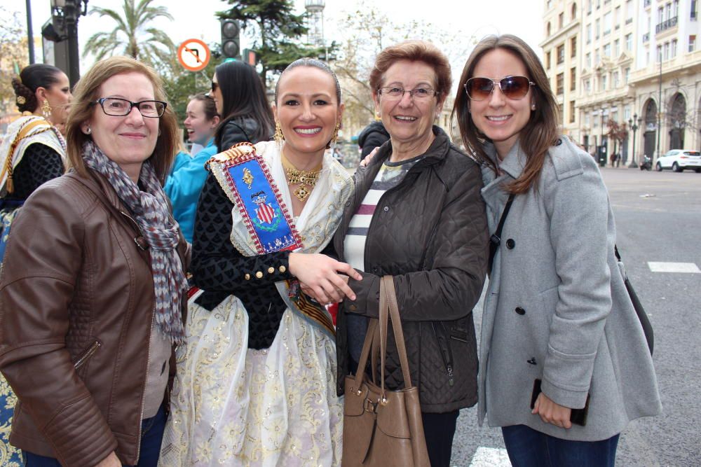 Mireia Bazaga se encontró con vecinas de Osset, su pueblo de procedencia