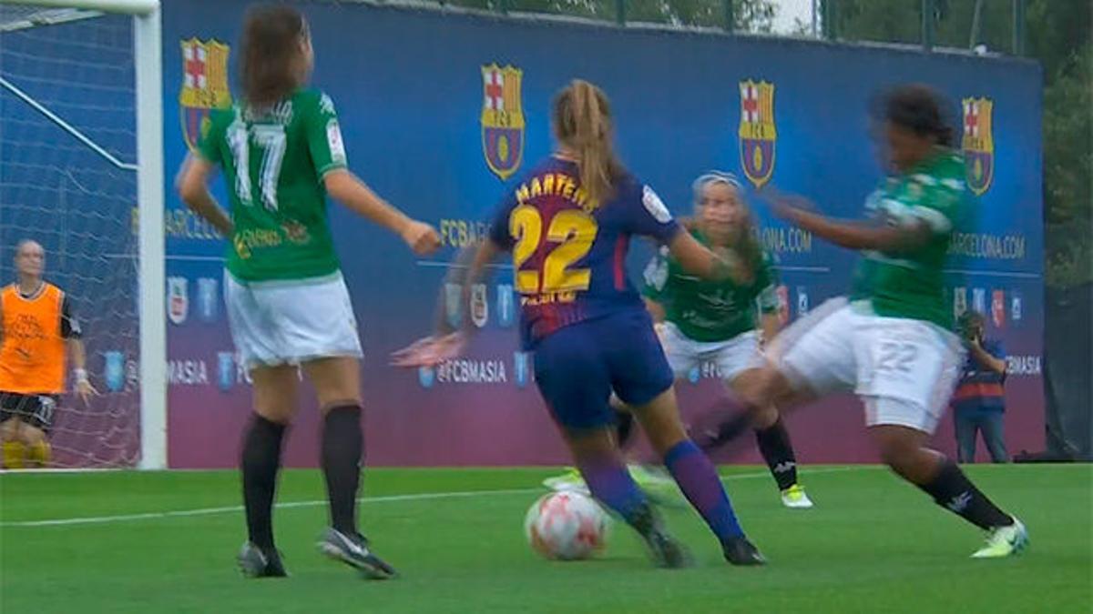 LALIGA FEMENINA | Barça - Santa Teresa (10-0): Jugada espectacular de Lieke Martens