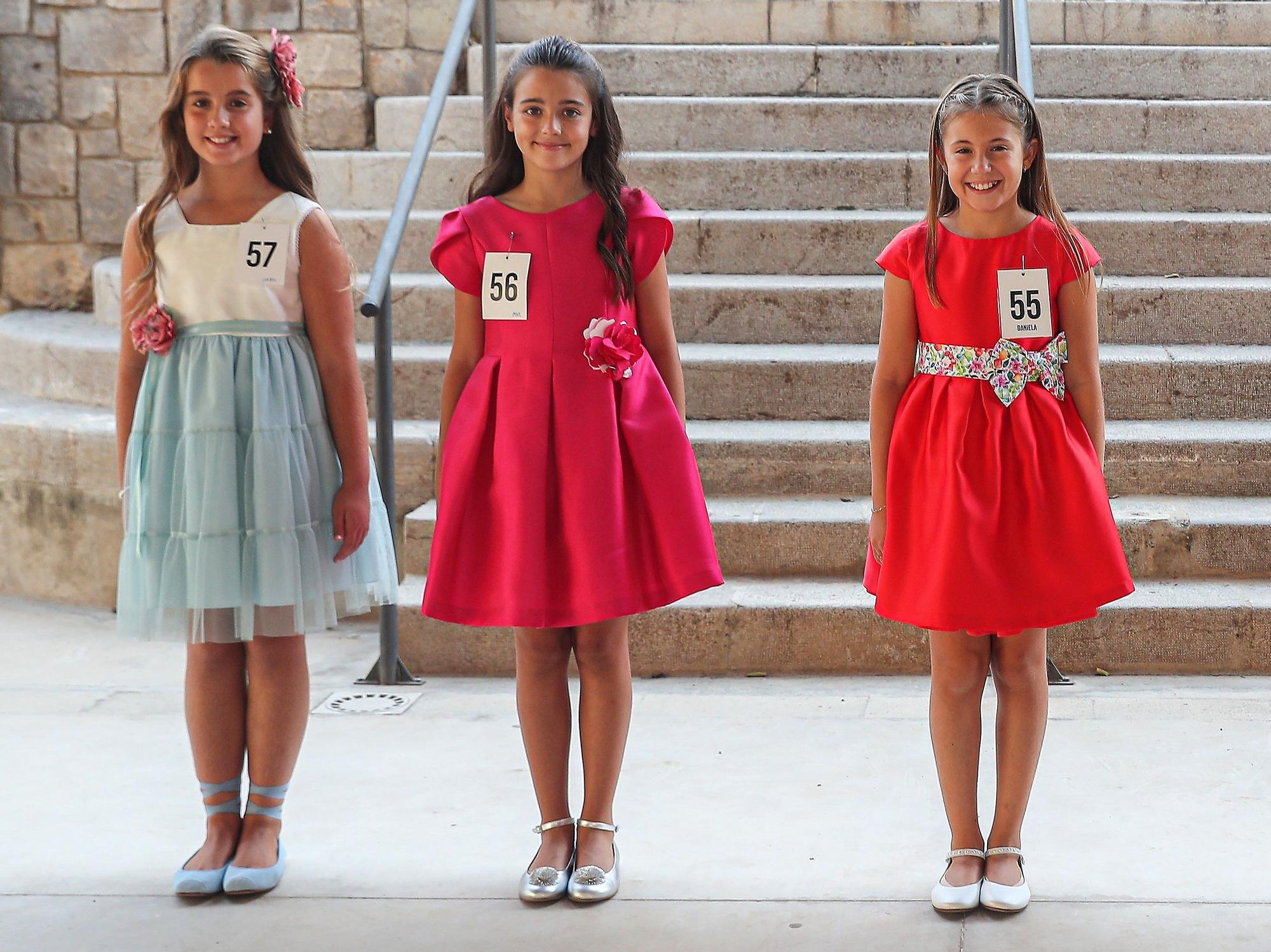 Las candidatas a fallera mayor infantil de València 2022 pasan la "prueba cóctel"