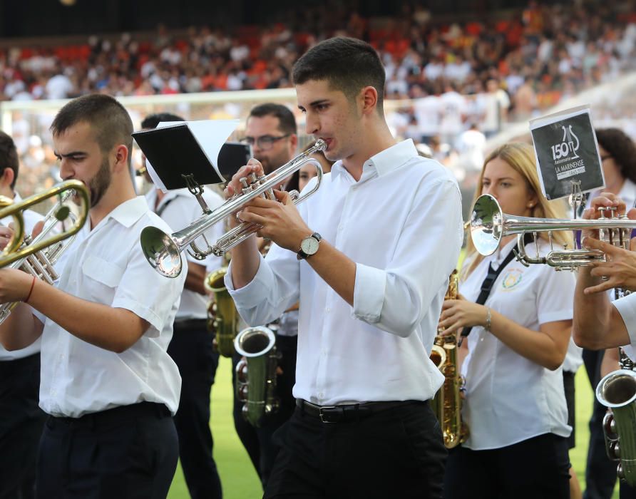 La Sociedad Musical 'La Marinense' de Marines, en Mestalla