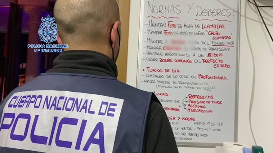 Operación de la Policía Nacional en Málaga contra la trata de personas