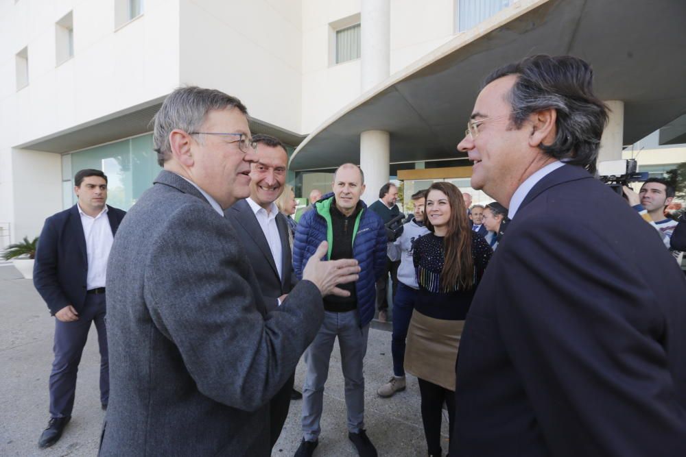 Visita de Ximo Puig a Elche Parque Empresarial