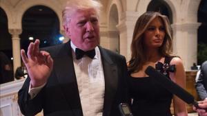 Donald y Melania Trump, en una fiesta en Florida, el pasado diciembre.