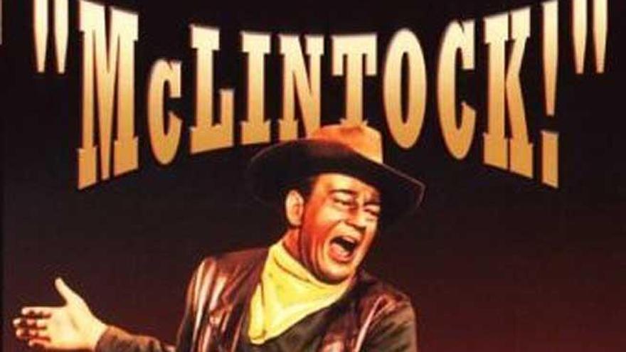 Cartel de &quot;El gran McLintock&quot;.