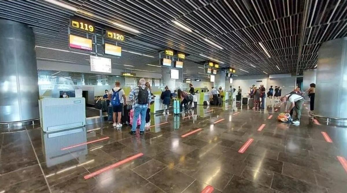 Mostradores de facturación en el aeropuerto de Gran Canaria