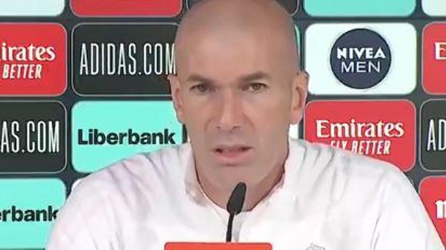 Zidane: &quot;Las lesiones no son mala suerte&quot;