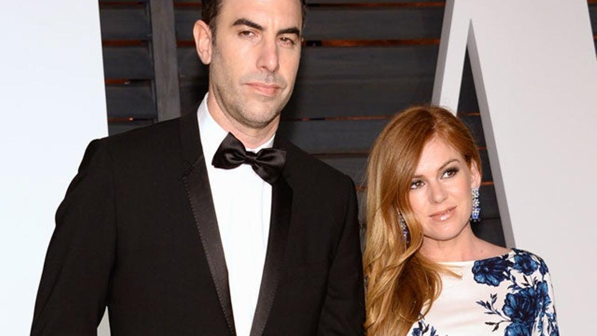 Sacha Baron Cohen e Isla Fisher, solidarios con los refugiados sirios
