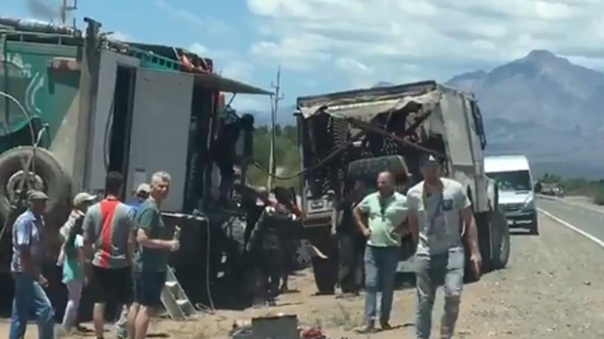 Kamaz se encargó de grabar las imágenes y difundirlas en las redes