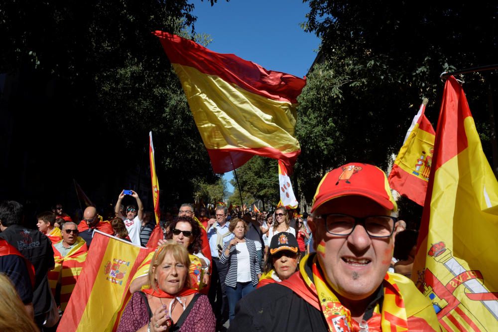 Manifestación en Barcelona por la unidad de España