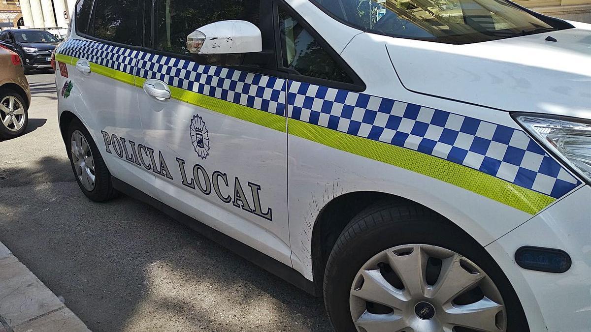 Un coche de la Policía Local.