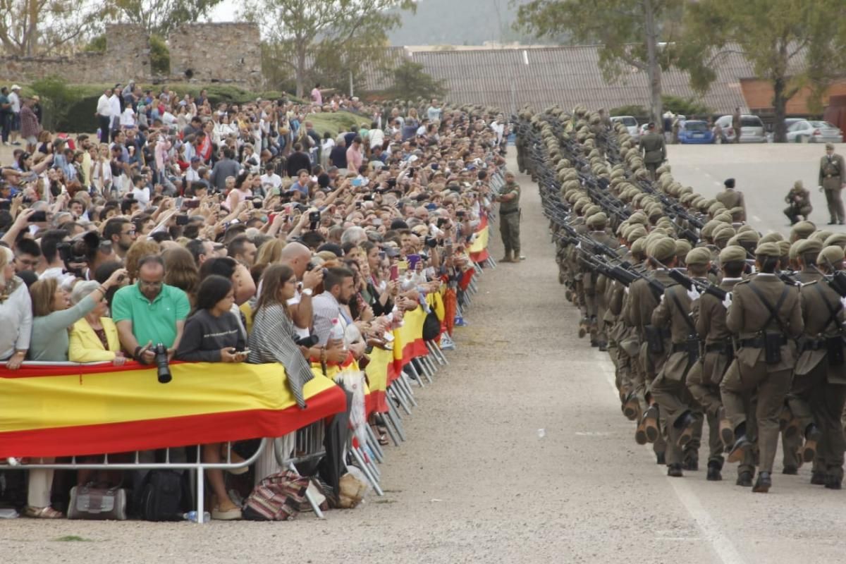 Jura de bandera en el Cefot de Cáceres