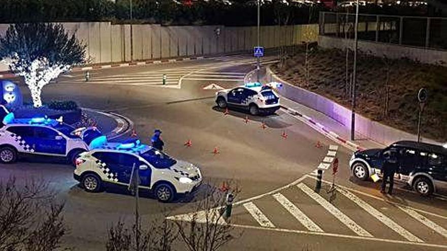 Un control de la Policia Local d&#039;Olesa