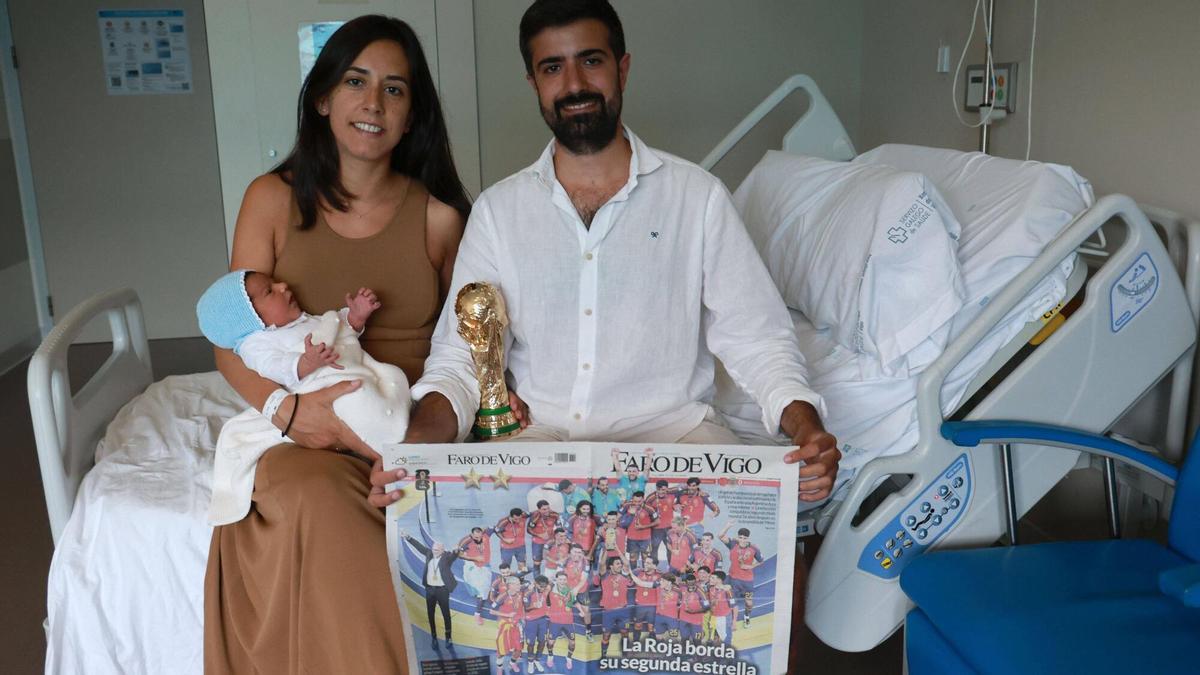 Gonzalo, el bebé vigués del Mundial que nació «en la prórroga»