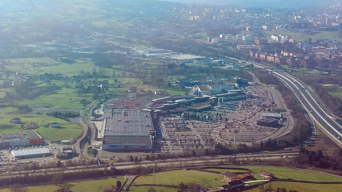 Una imagen área de Parque Principado