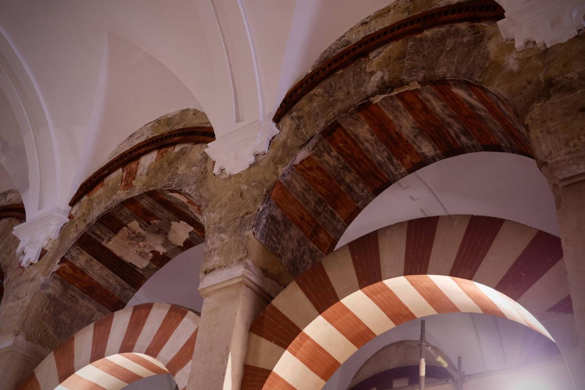 Así avanza la recuperación de la zona más dañada de la Mezquita-Catedral de Córdoba