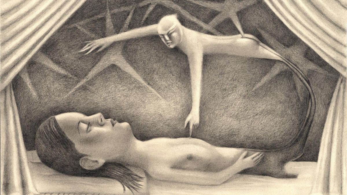 Una de las escenas oníricas de la joven ilustradora murciana María Ñíguez.