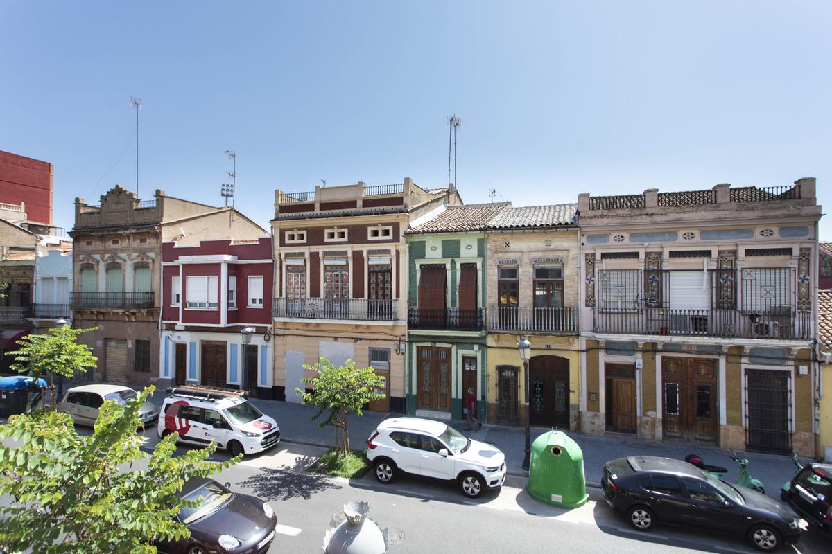 Viviendas típicas del barrio del Cabanyal