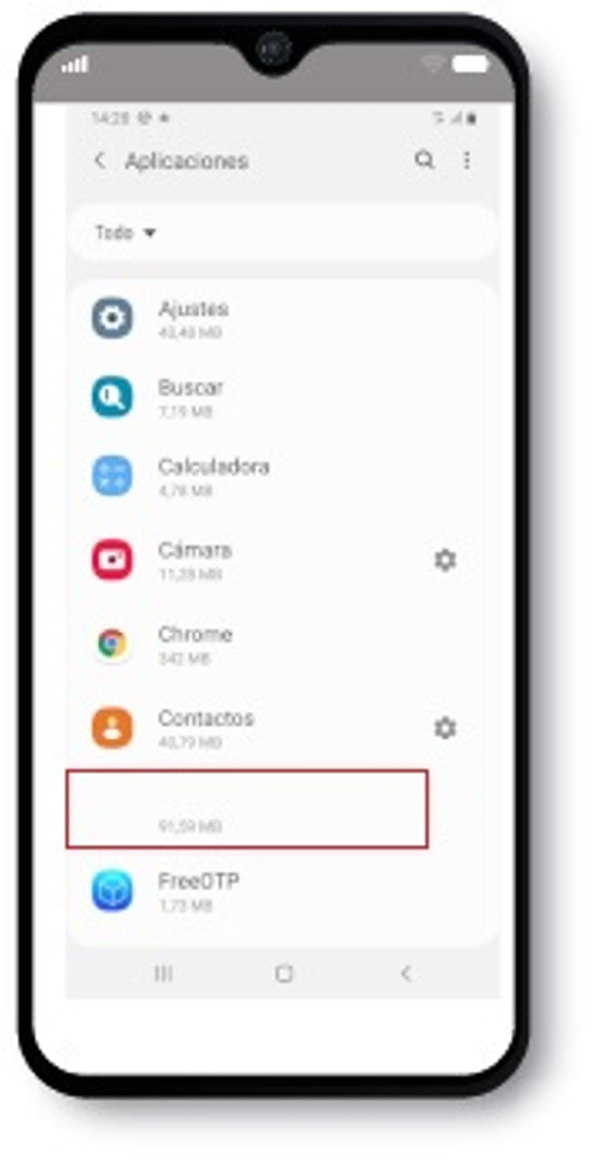El malware se oculta en el teléfono móvil.