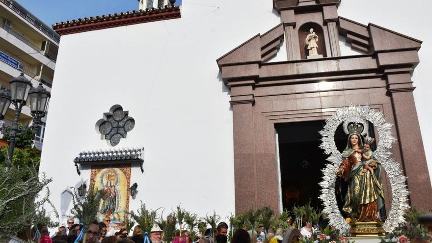 La Virgen del Rosario.