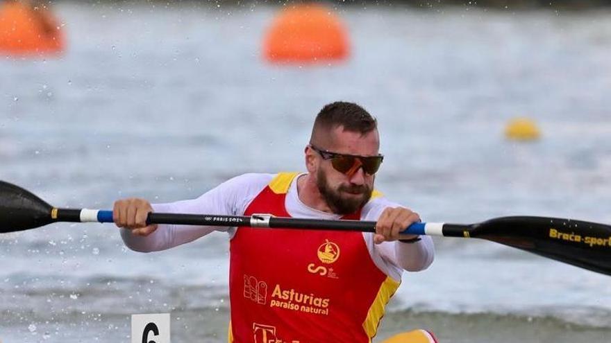 Carlos Arévalo asegura su primera final en el Campeonato de Europa de piragüismo