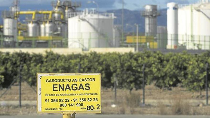 El Castor encarecerá el recibo del gas casi 2€ al mes durante 30 años