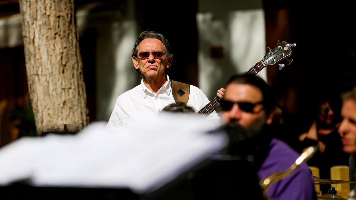 Chema Pellico en un concierto de la Big Band Ciutat d'Eivissa