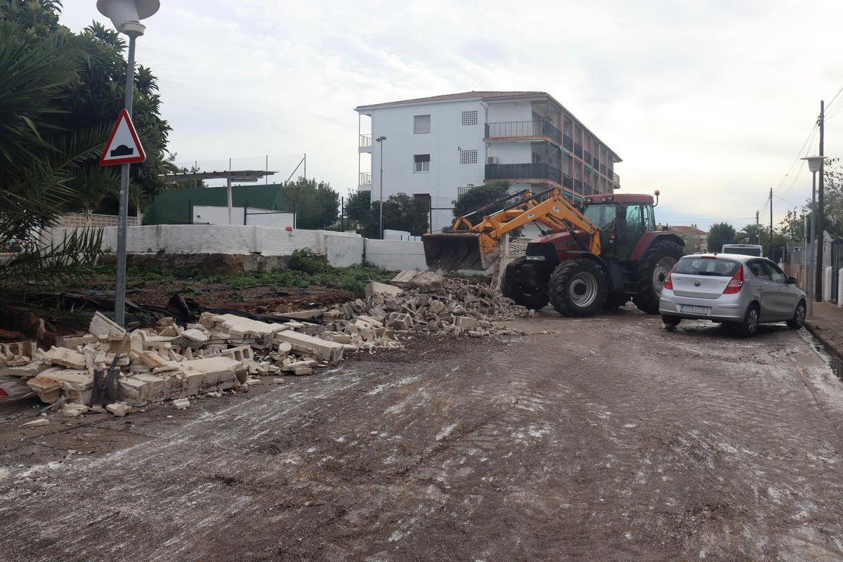 Lluvias intensas en Torredembarra