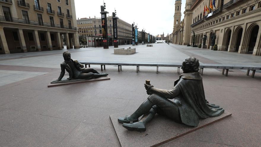 Contratiempo en la reforma de la plaza del Pilar: las obras de la Fuente de Goya quedan desiertas tras recibir una sola oferta fuera de plazo