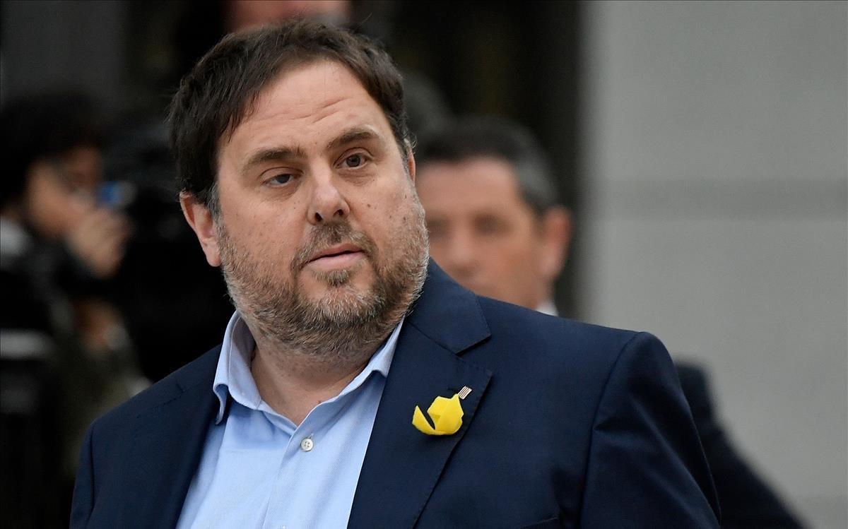 Pablo Llarena només autoritza el vot delegat no telemàtic (Oriol Junqueras, a l’arribar a l’Audiència Nacional el 2 de novembre passat).