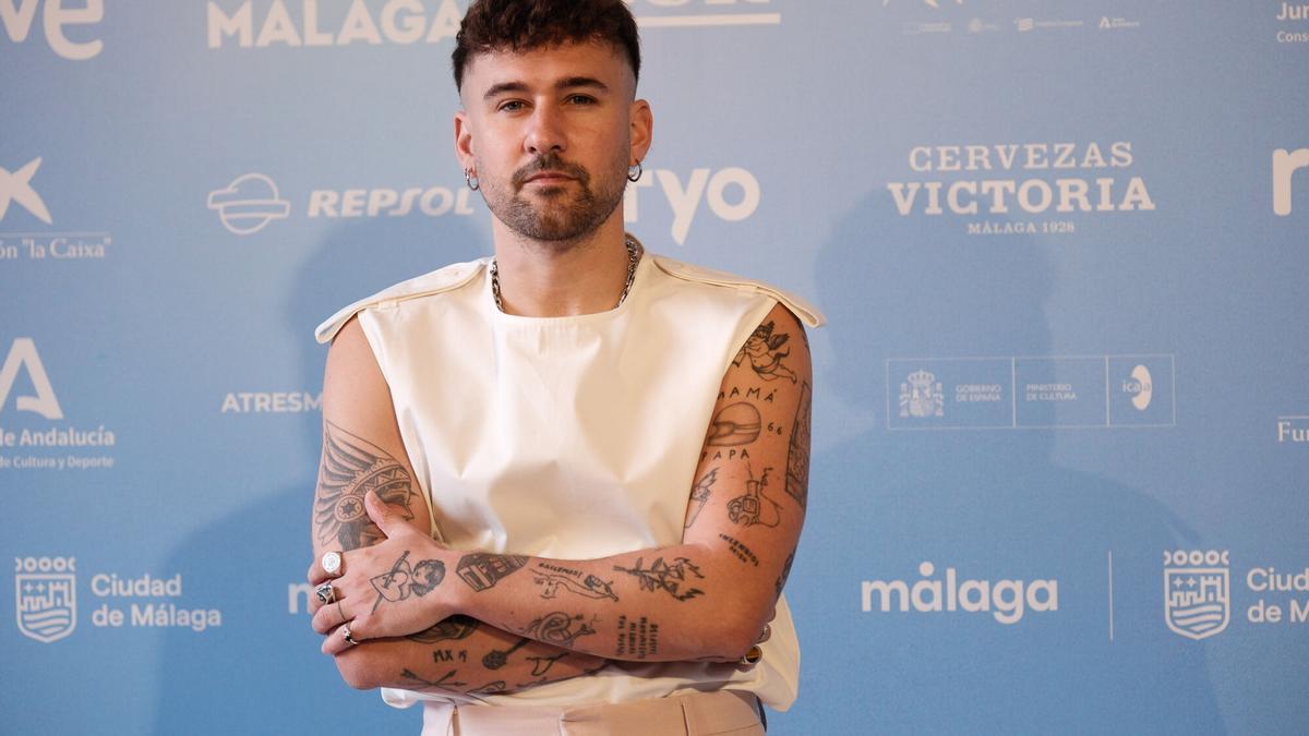 Fotos de la presentación del documental sobre el cantante Daniel Fernández 'Todo cambia', en el Festival de Málaga