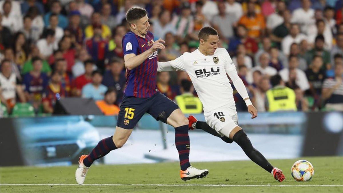 Rodrigo fue uno de los vergudos del Barça la pasada Copa del Rey