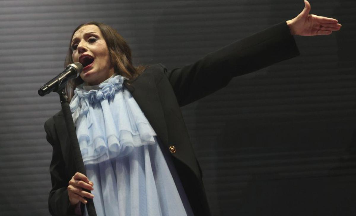 Luz Casal en un concierto en Castrelos en 2024.