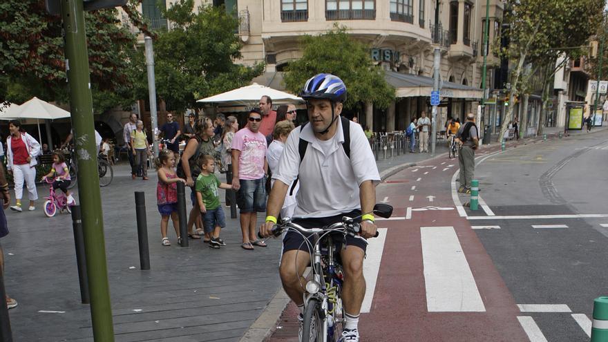 FOTOS | Así era el carril bici de las Avenidas de Palma