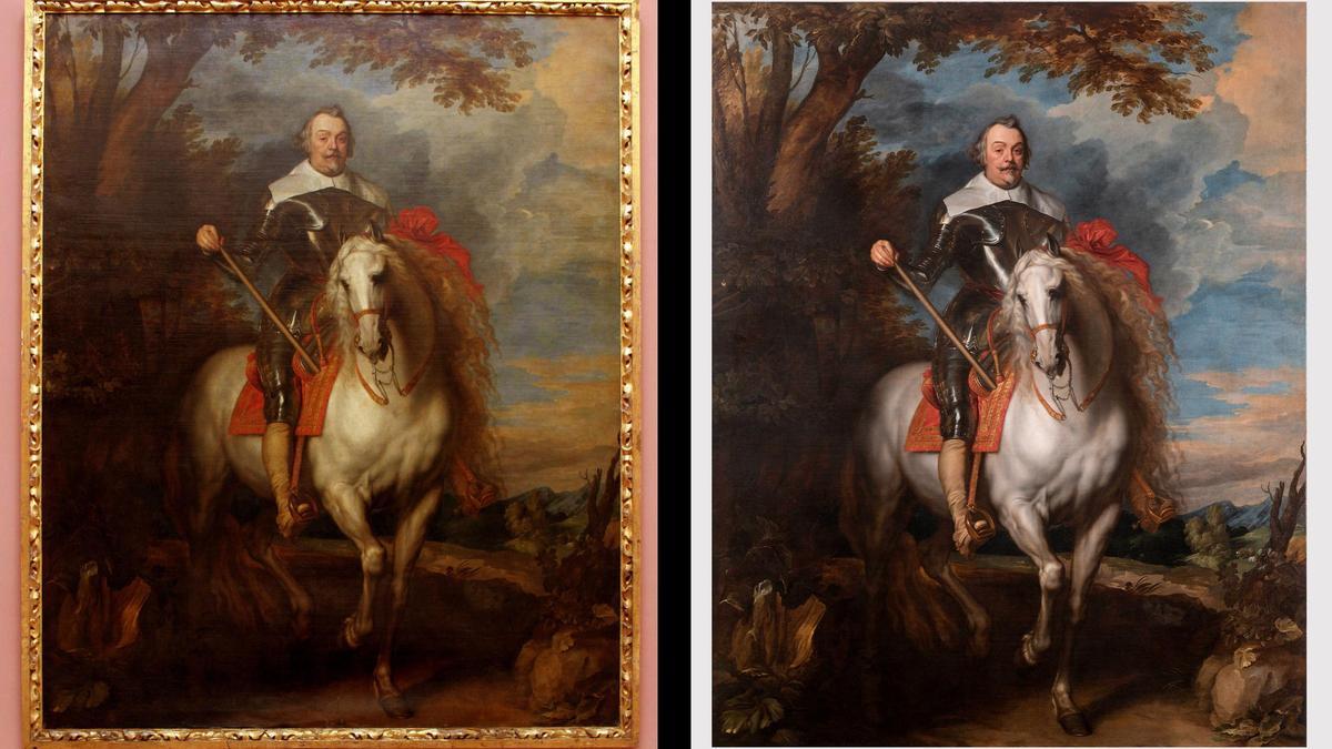 Antes y después de la restauración