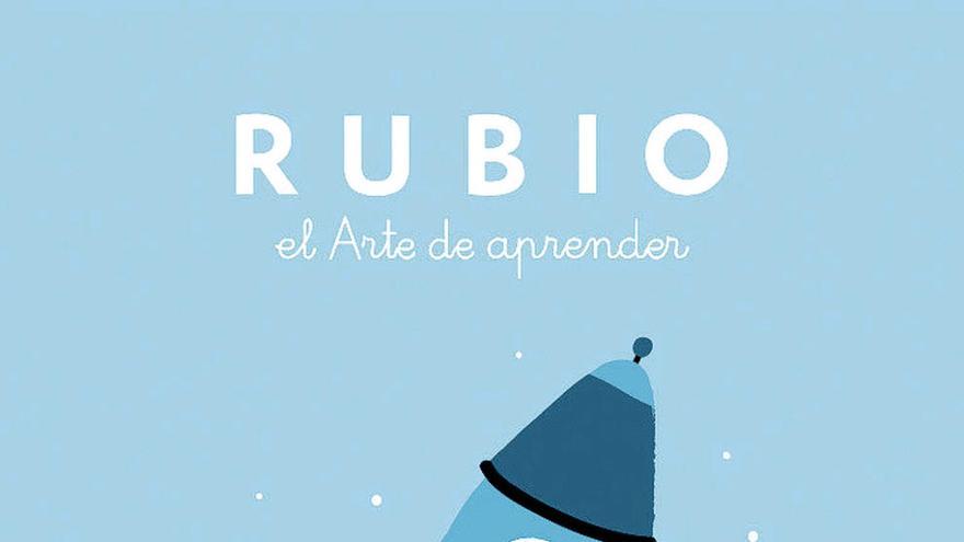 Sobre estas líneas, portadas de dos cuadernos Rubio, dedicados a lectura y escritura.