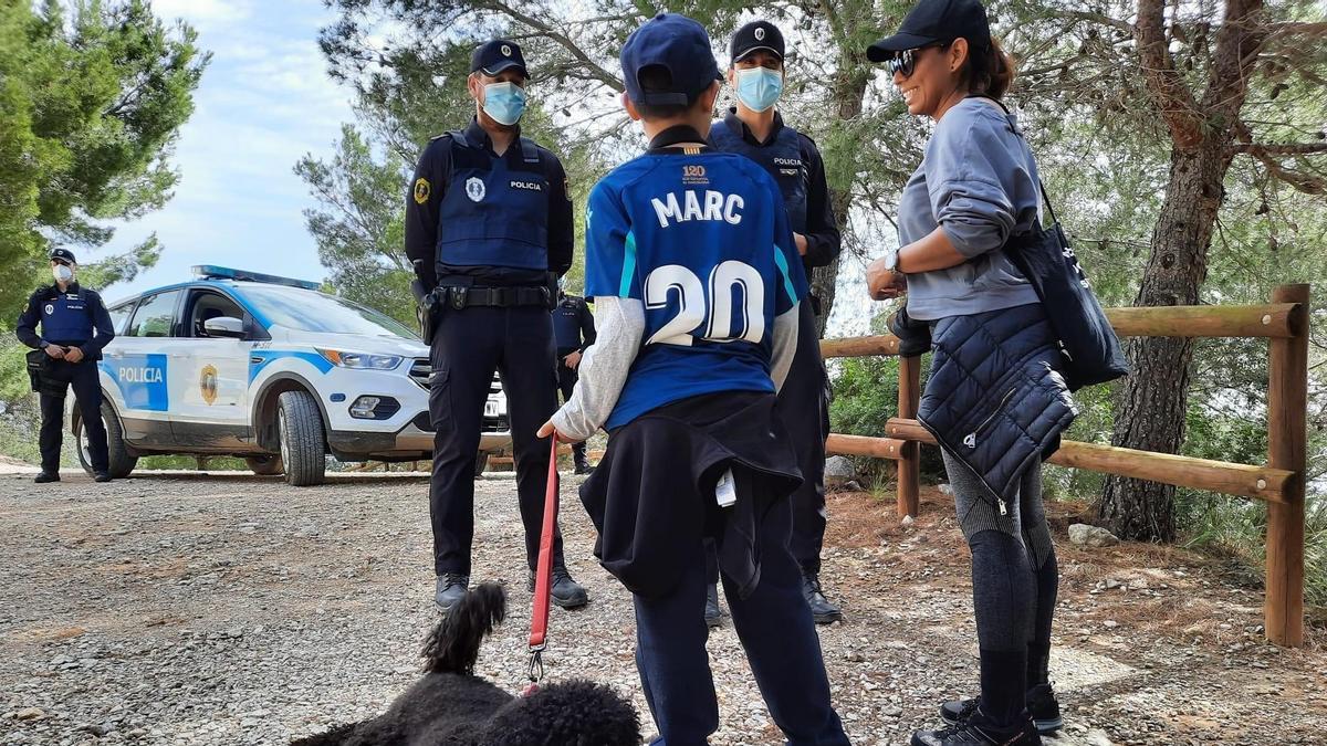 La Policía de la Generalitat inicia en la Serra d&#039;Irta las rutas de vigilancia contra incendios forestales