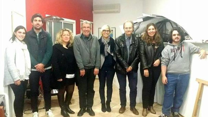 Els membres del Comitè Executiu de PDECAT a Sant Feliu.