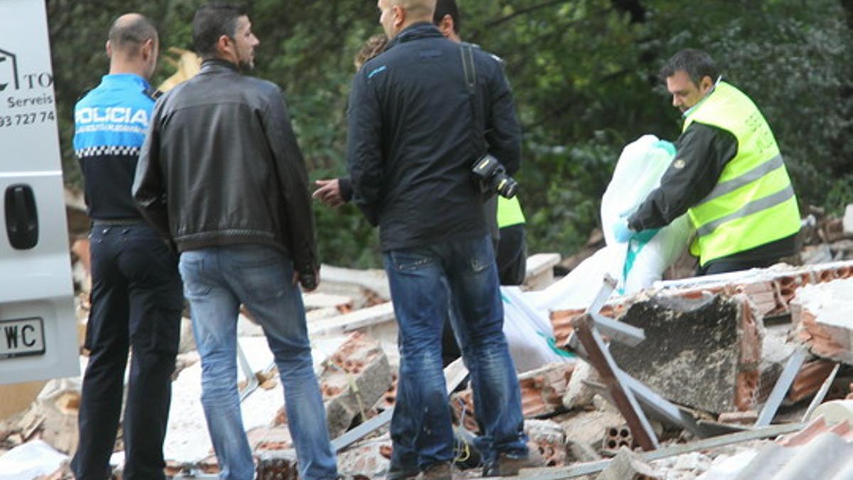 HALLAN UN CADÁVER BAJO LOS ESCOMBROS DE UN RESTAURANTE ABANDONADO EN CALDES DE MONTBUI