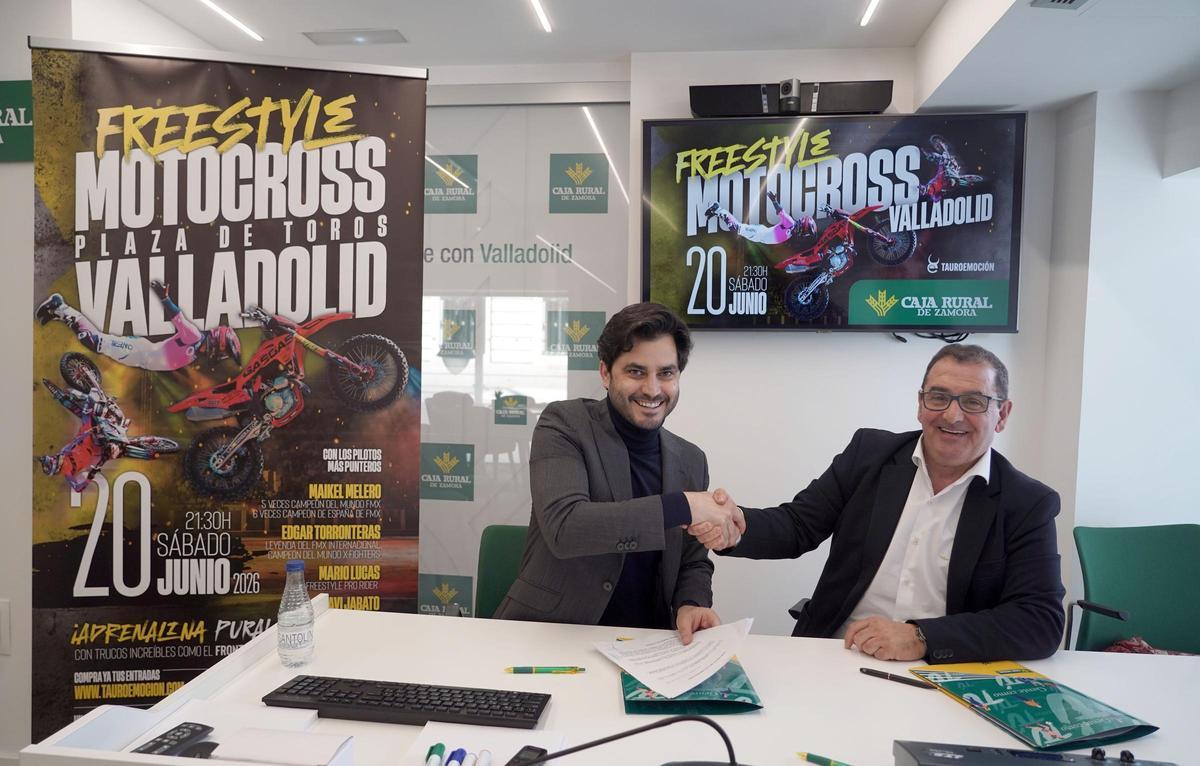 Nacho de la Viudad y Narciso Prieto, este martes en Valladolid.  | ICAL