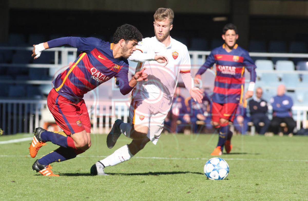 Youth League FC Barcelona Juvenil, 3 - AS Roma, 3