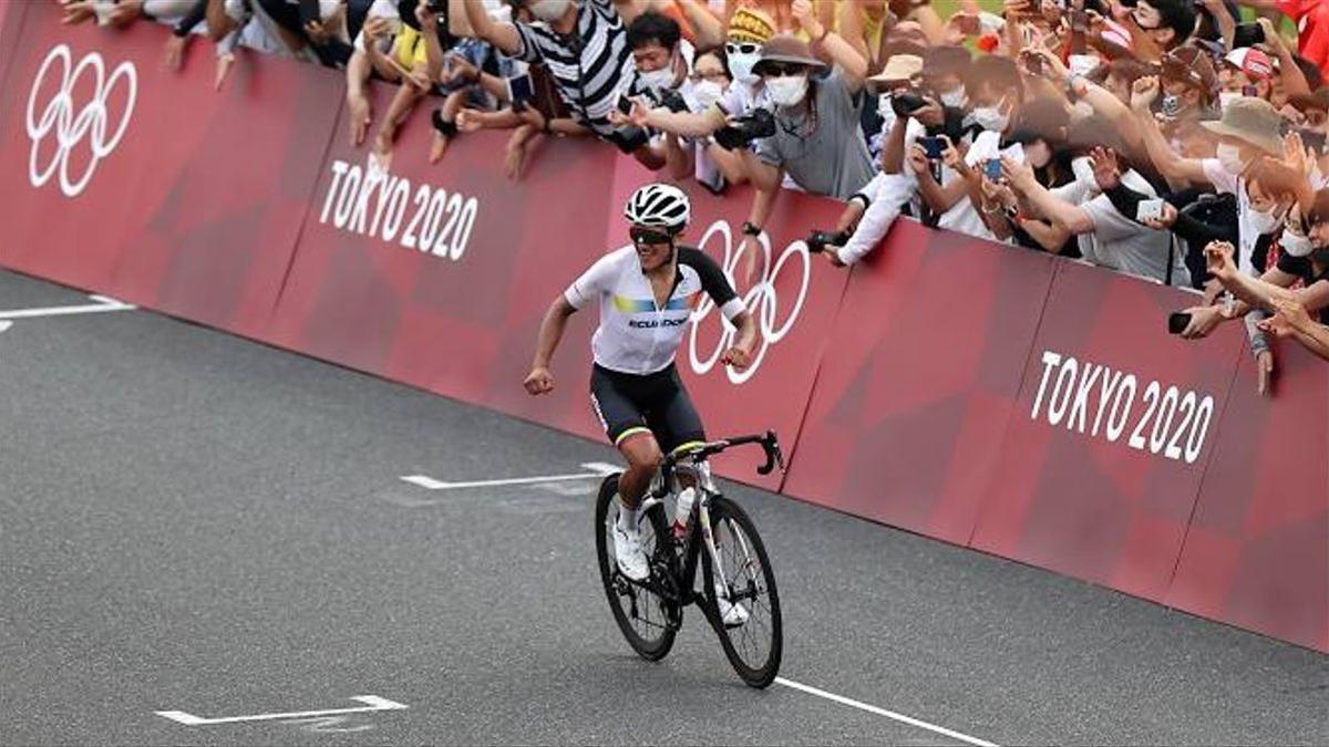 Richard Carapaz, oro olímpico de ciclismo.