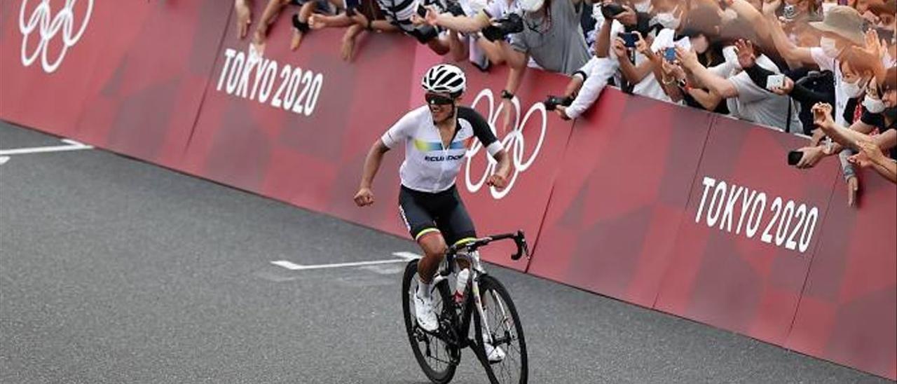 Richard Carapaz, oro olímpico de ciclismo.