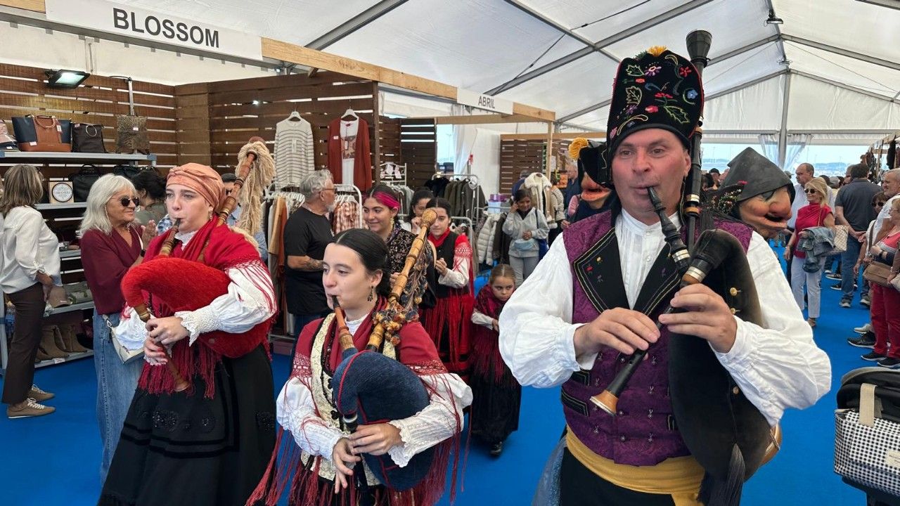 La Festa do Marisco de O Grove, esta mañana.