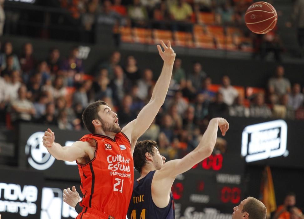 Valencia Basket - Barcelona Lassa, en imágenes